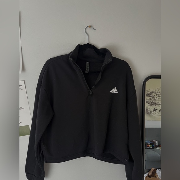Cropped Adidas Quarter-Zip - Picture 4 of 8
